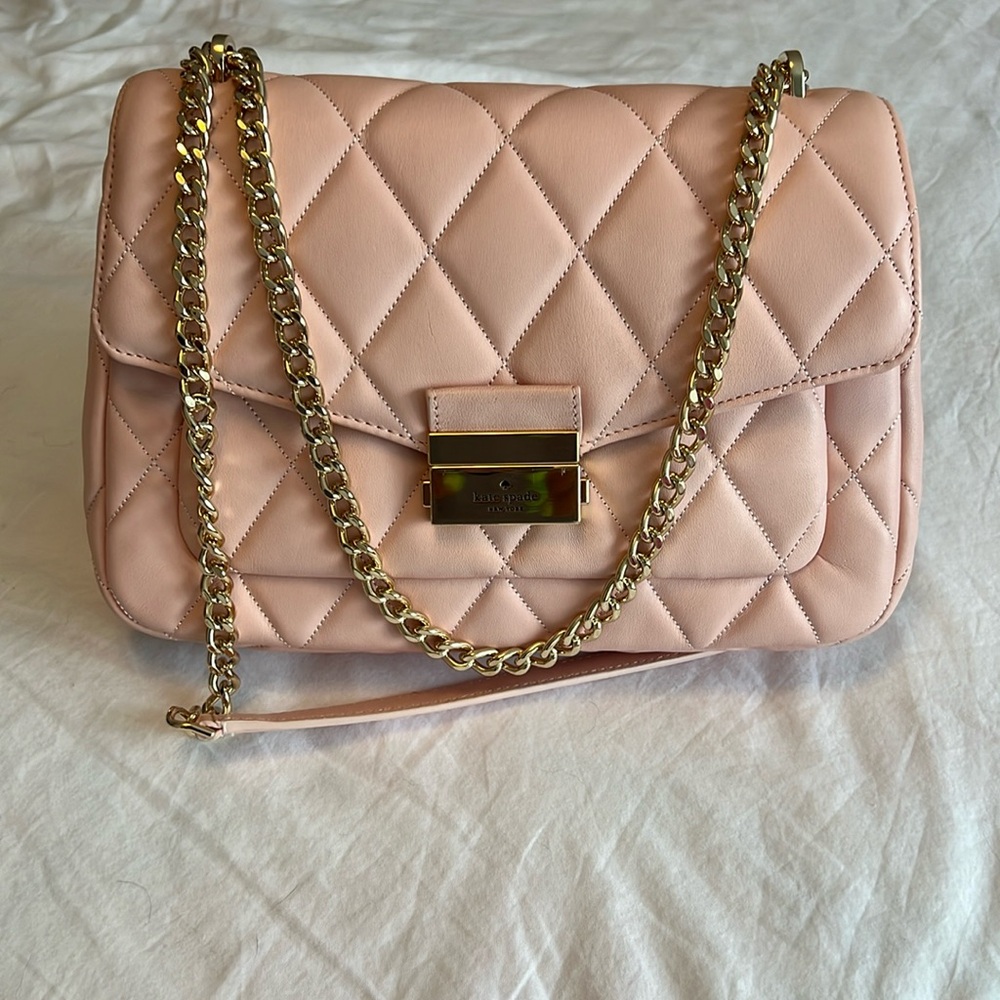 Beautiful pink Kate spade purse and card/wallet/key holder